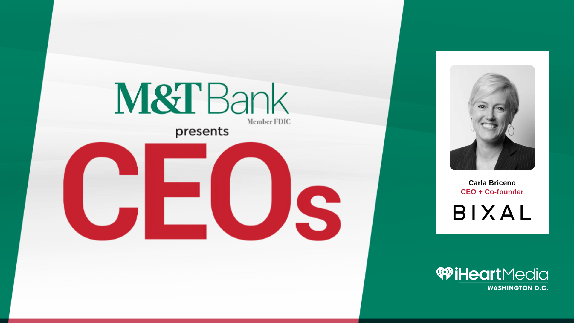 Bixal's CEO Carla Briceno in iHeartRadio's "CEO's you should know"